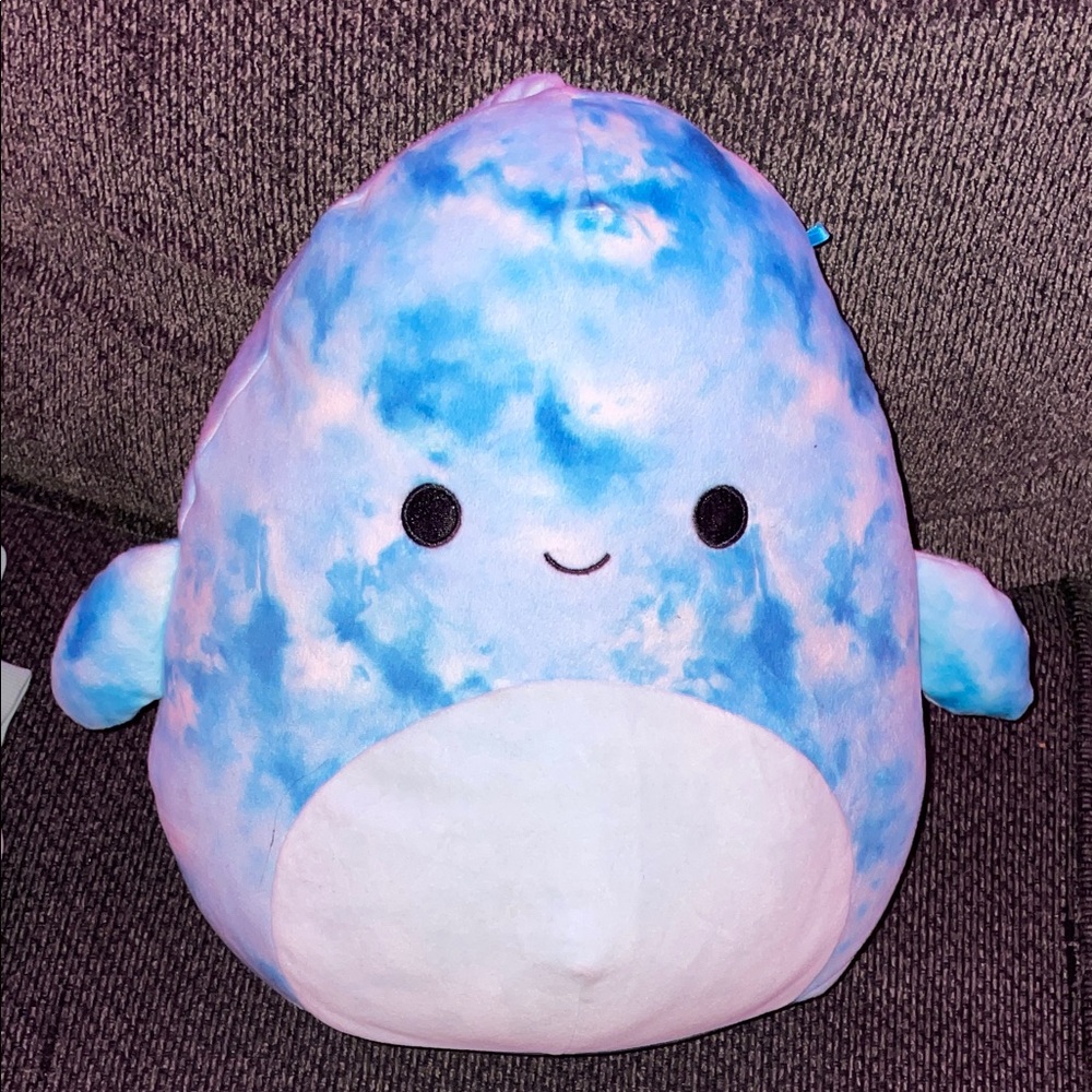Danika the Blue Crinkle Tie-Dye Dolphin